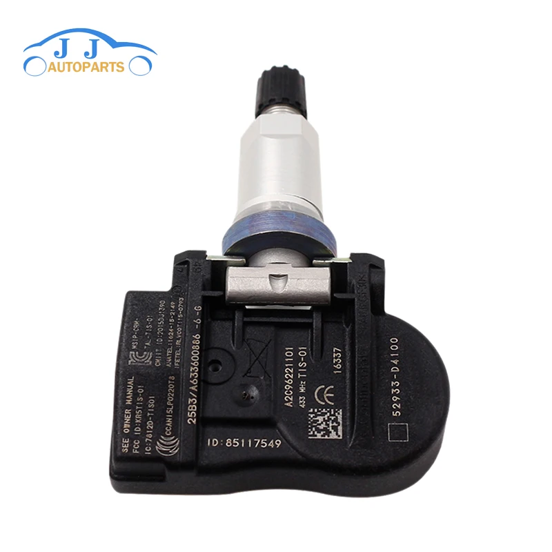 4 шт./лот 52933-D4100 TPMS датчик для Optima Sportage Sorento Genesis Ioniq Niro VELOSTER G90 52933D4100 | Автомобили и