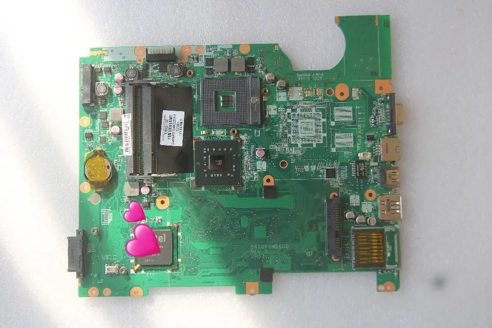 Материнская плата для ноутбука HP CQ61 578002-001 DA00P6MB6D0 GM45 DDR2 полностью