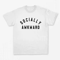 skuggnas new arrival socially awkward t shirt anti social t shirts geek shirt graphic print top slogan t shirt funny unisex tee