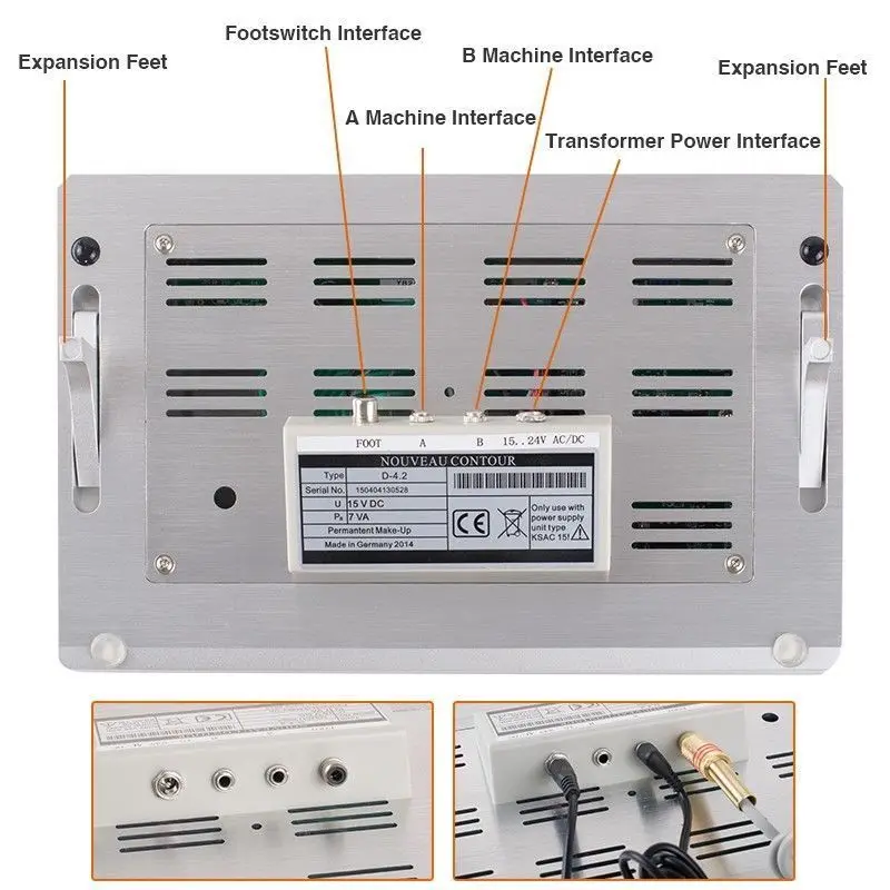 

Free Shipping 1 Set of Micropigmentation Permanent Makeup Machine Kit With 15 pieces of Micro Needles for Eyebrow Tattoo Machine