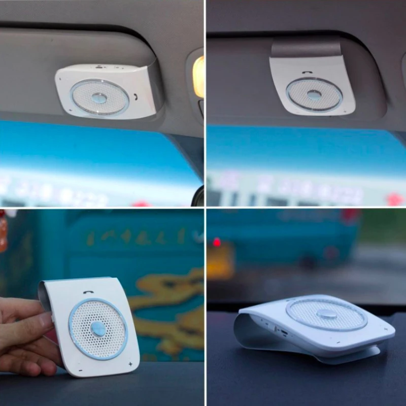 Аудио приемник солнцезащитный козырек спикерфон BT18 Bluetooth автомобильный комплект