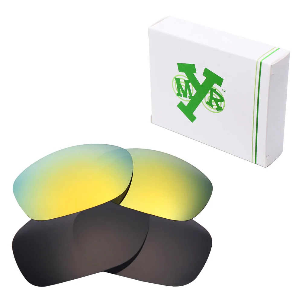 2 пары Mryok поляризованные Сменные линзы для солнцезащитных очков Oakley Pit Bull Stealth Black