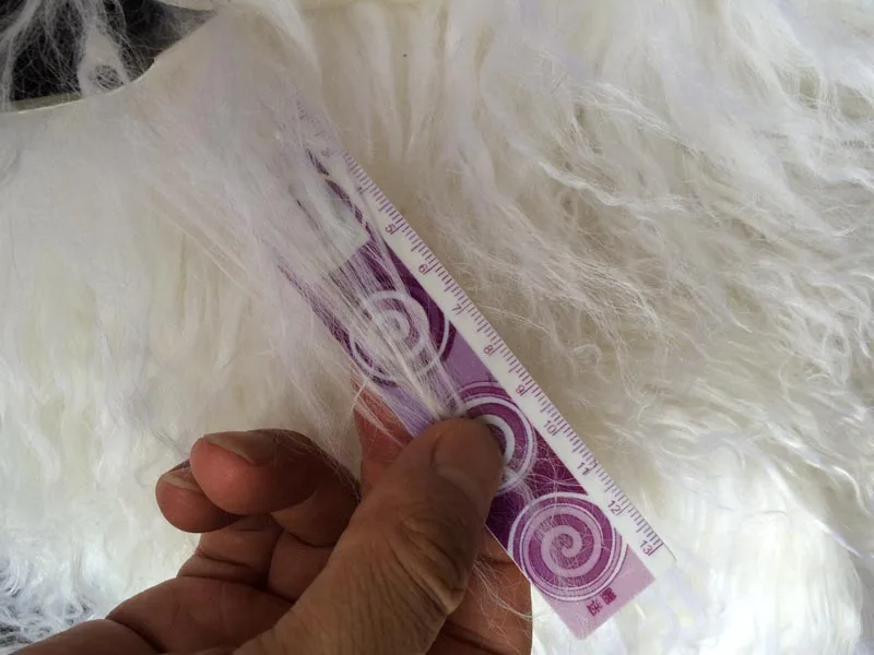 Высокое качество коричневый белый черный розовый натуральный мех ягненка 50 см *