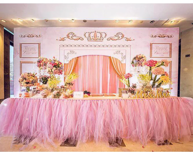 Baby Shower Декор тюль ролл 15 см 25 ярдов белый рулон органзы розовый ткань органза