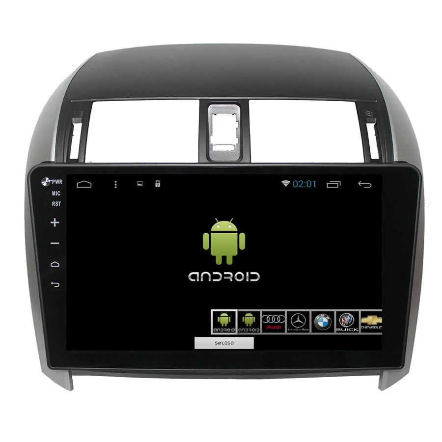 Asvegen Android Восьмиядерный вертикальный экран для Toyota COROLLA 2007 2013 2 din автомобильный