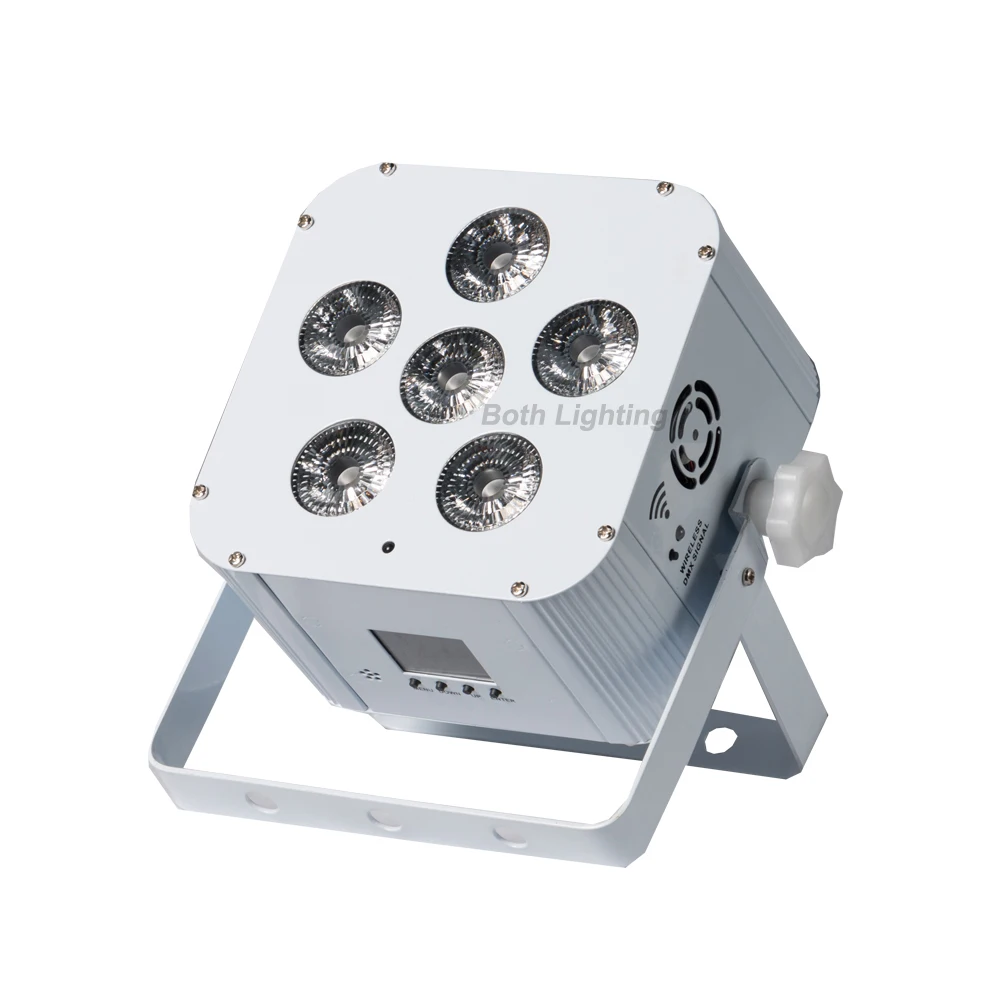 Беспроводной светодиодный светильник Par Wash Uplighting 6X18W RGBWA 6 в 1 DMX DJ Disco Свадьба