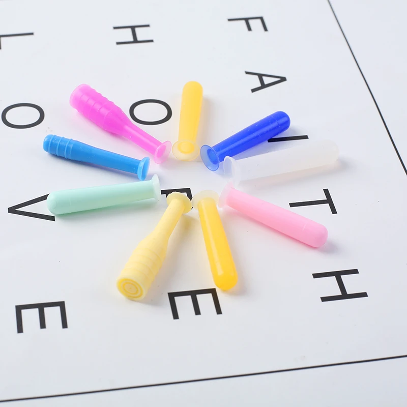 10 шт. Модные цветные наклейки силиконовые для удаления контактных линз |