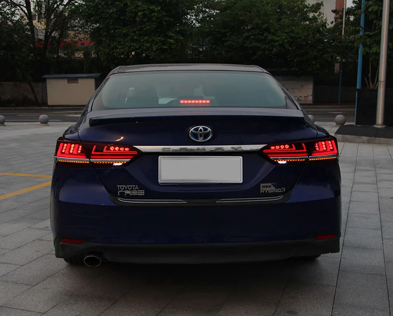 Автомобильный Стайлинг задние фонари чехол для Toyota camry светодиодный Toyota camry задние фонари задний фонарь задний багажная лампа крышка