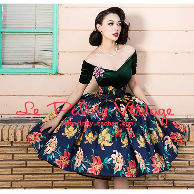 30 Женский винтажный велюровый кроп Топ 50s черный красный зеленый с коротким