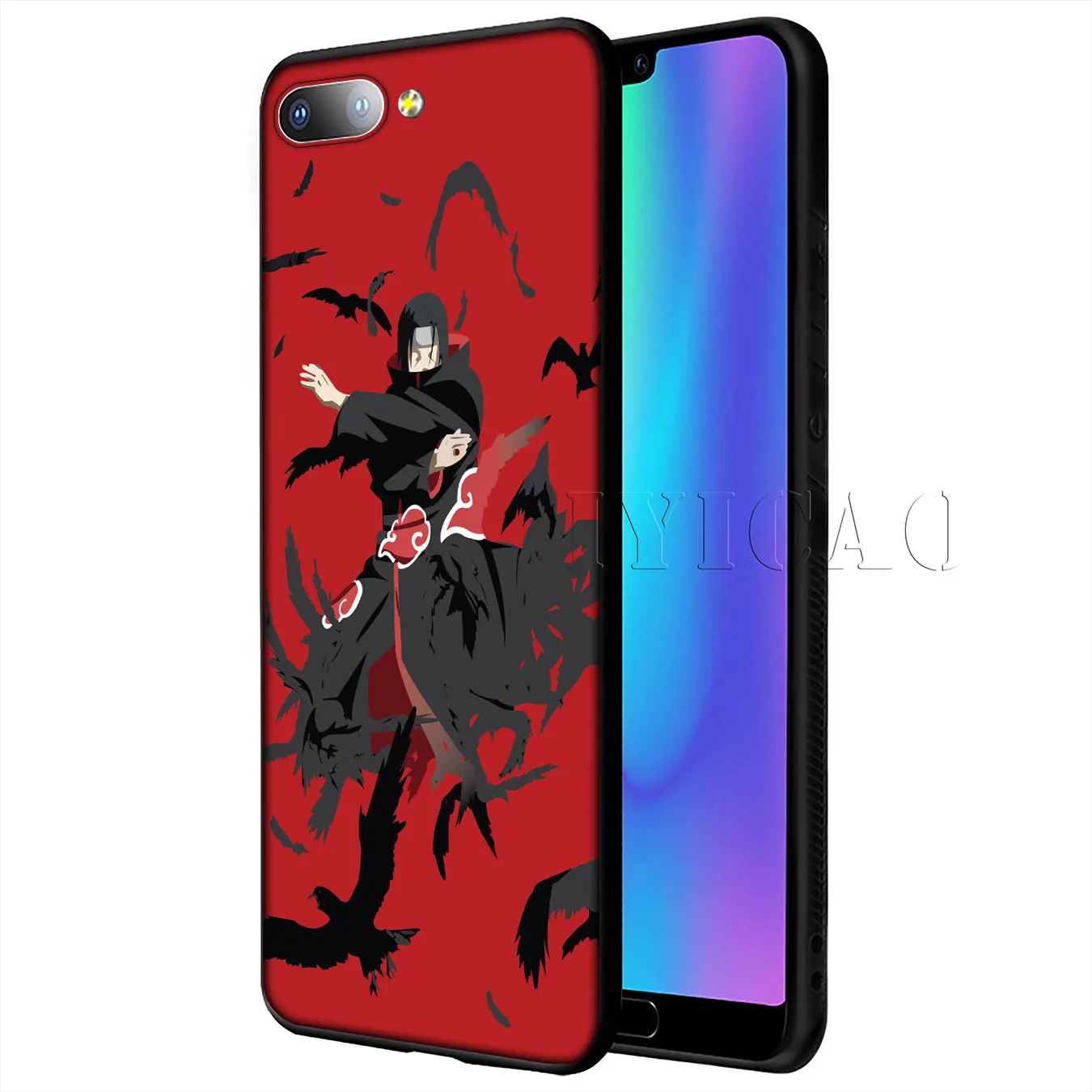 IYICAO Мягкий силиконовый чехол с японским Аниме Наруто Итачи для Huawei Y9 Y7 Y6 Prime 2019 Honor
