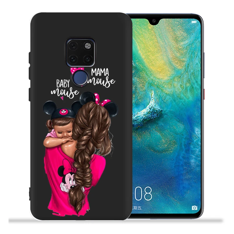 02 Модный чехол для мамы, супер мамы, девочки, для huawei mate 20 Lite mate 10 Lite mate 20 Pro Coque для Nova 4e 3 Nova3i, задняя крышка - Цвет: 02