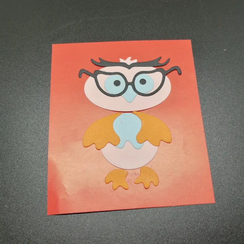 Металлические Вырубные штампы в виде совы трафареты для сделай сам скрапбукинг