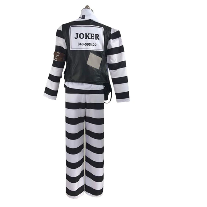 

Game Identity V Cosplay Costumes Smiley Face Joker Prisoner Cosplay Costume Halloween Carnival Party Costume Adult Size