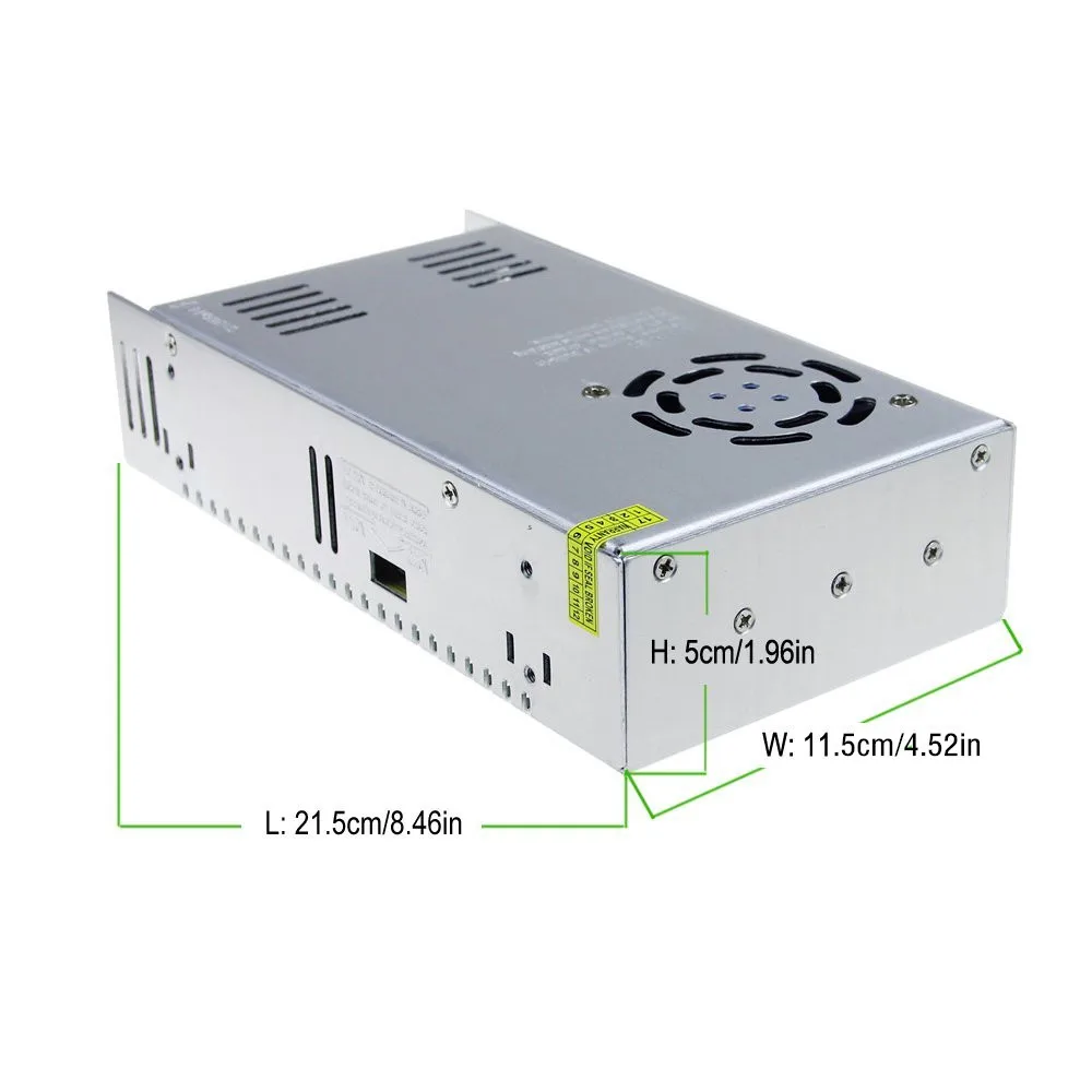 DC 27V 22.2A 600W LED свет ремень драйвер импульсный источник питания 110V 220V AC постоянное