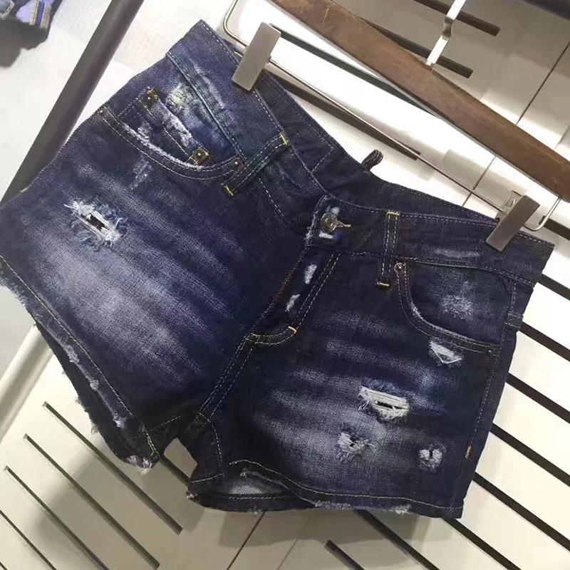 Горячая Распродажа 2017 новые летние женские модные джинсы со средней посадкой