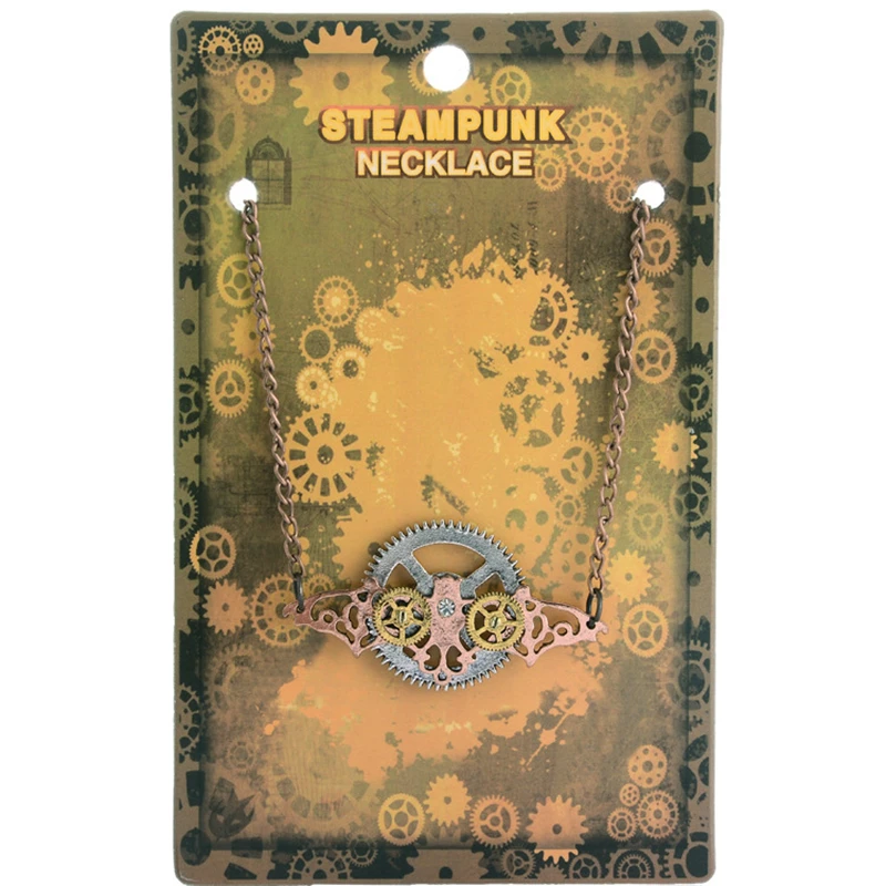 DoreenBeads модное ожерелье в стиле стимпанк металлическая цепочка серебряного цвета