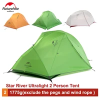 NatureHike Outdoor 2 Person Camping Tent 4 season 2 Man Ultralight Portable Best Backpacking Cycling Hiking Tents