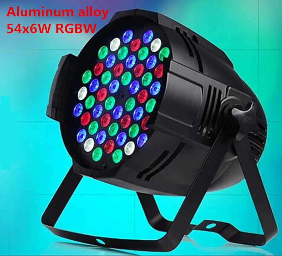 LED par light 54x9 Вт ветряная мельница узор RGB 3в1 DMX канал 512 PAR 54x6 теплый белый 3200K