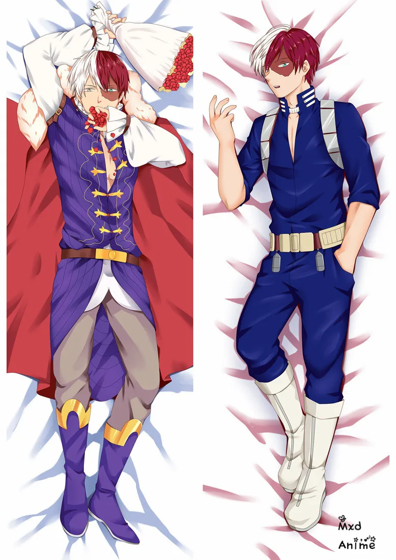 Boku no My Hero Академия TODOROKI SHOTO декоративная обнимающая подушка для тела Чехол Otaku