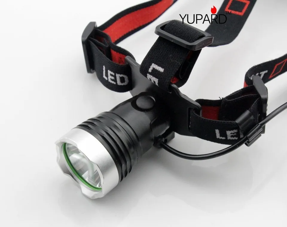 YUPARD фары, фары с XM-L T6 светодиодный Stirnlampe Kopflampe фары 3xaaa или 1x18650 аккумуляторная батарея для кемпинга