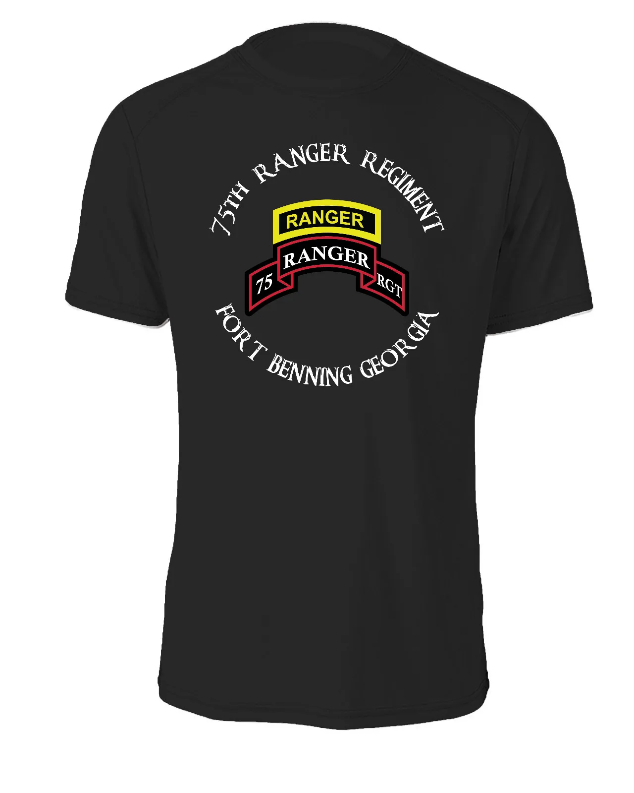 

75Th Ranger Regiment- Cotton 2019 Summer New Fashion Slim 100% Cotton Short Sleeve Printed Fitness Screen Printing T Shirts