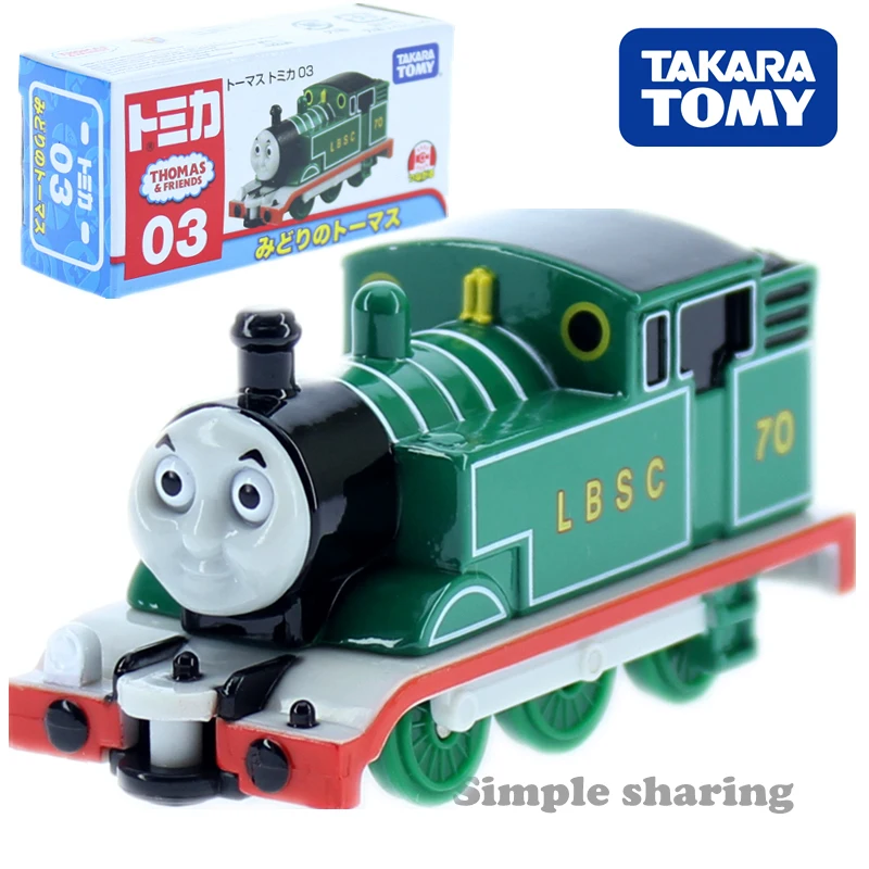 TOMICA нет. 03 Зеленый Поезд TAKARA TOMY двигатели автомобиля литья под давлением Металл