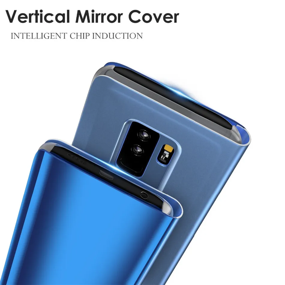 360 зеркальный флип-чехол для Xiaomi Redmi K20 Note 7 5 6 Pro 6A чехол Mi8 Mi A2 Lite 6X 5X A1 Mi9 SE | Мобильные