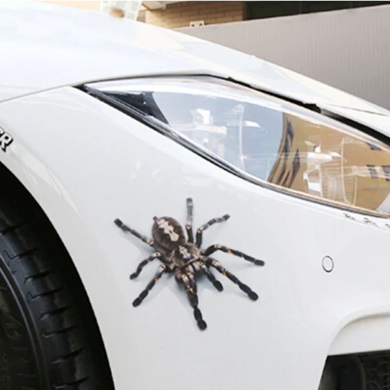 3D стикер для автомобиля животные бампер паук Gecko скорпионы Renault Captur Koleos Megane Latitude