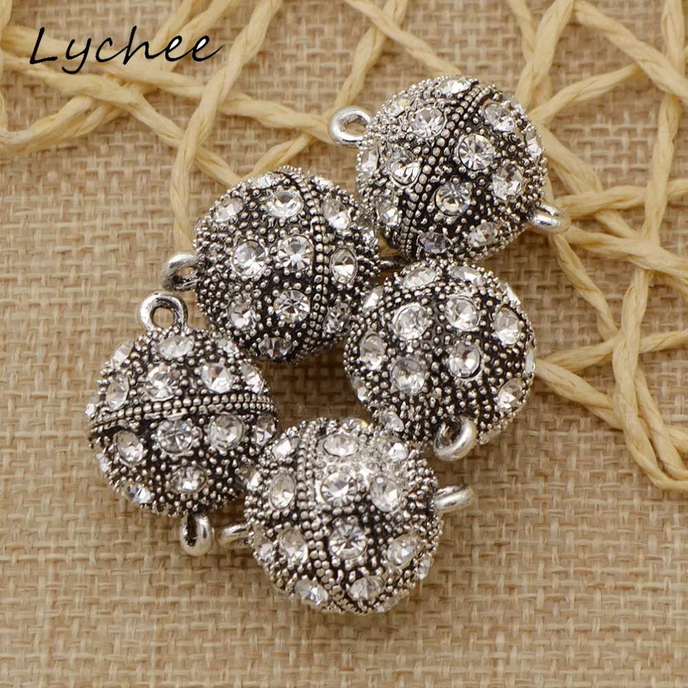 Lychee магнитные застежки для стразы с круглыми шариками 5 шт. | Дом и сад
