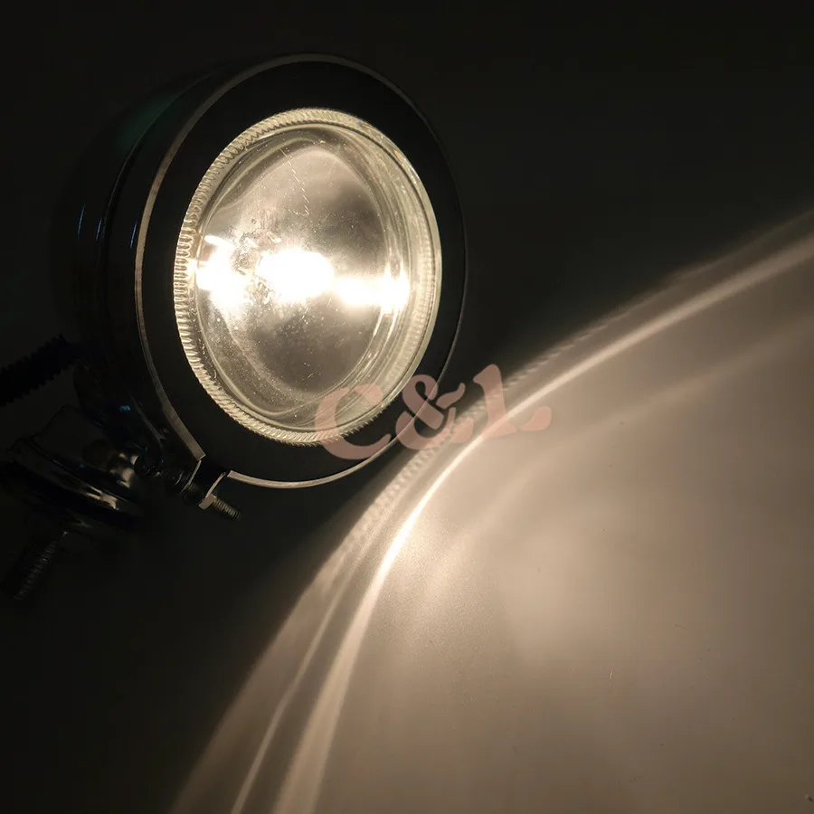 1 шт. мотоциклетный Ретро прожектор противотуманная фара для вождения подходит