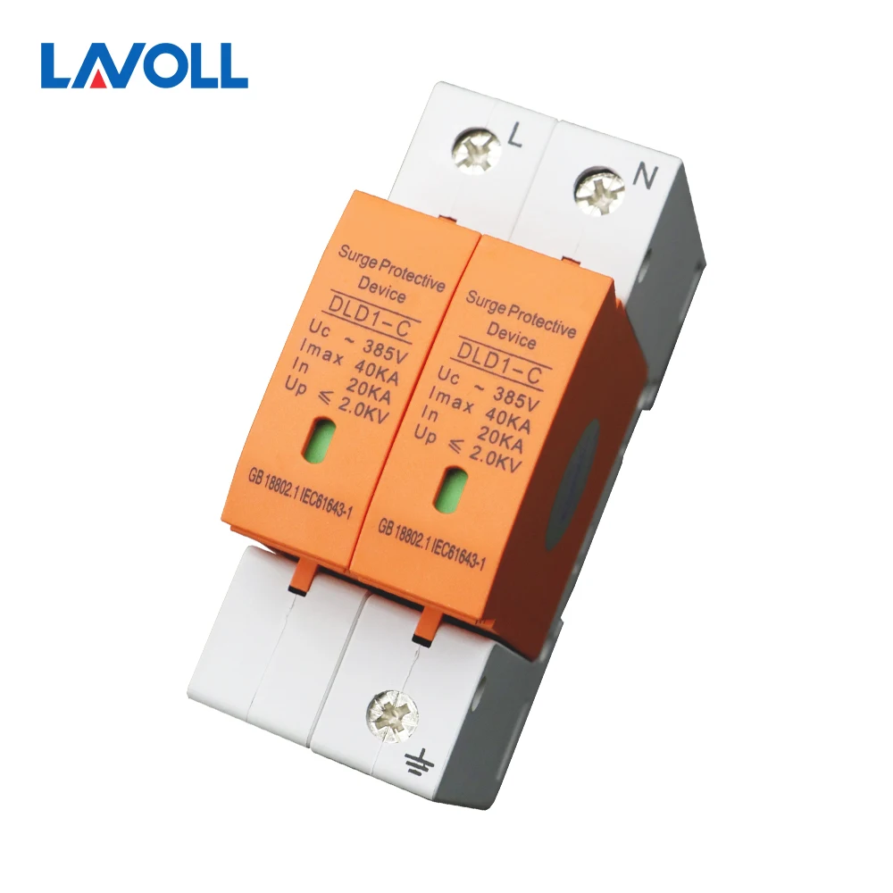 Устройство защиты от перенапряжения SPD 1P + N 20 ка ~ 40 кА C 385VAC|house surge protector|surge protectionsurge
