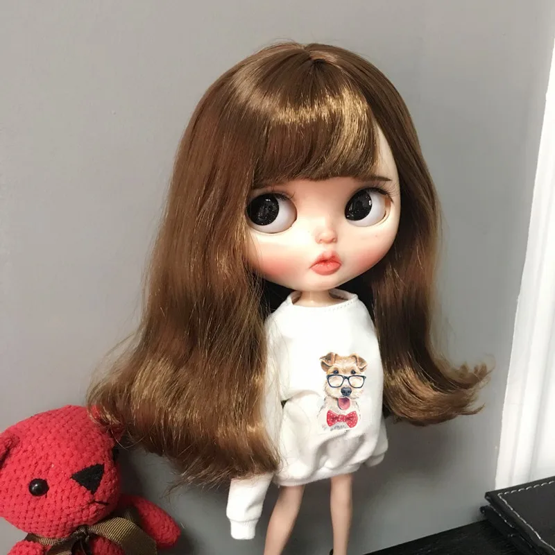 1 шт. Милая Повседневная Одежда для куклы Blyth 1/6 картонная футболка blyth Licca Pullip 30 см