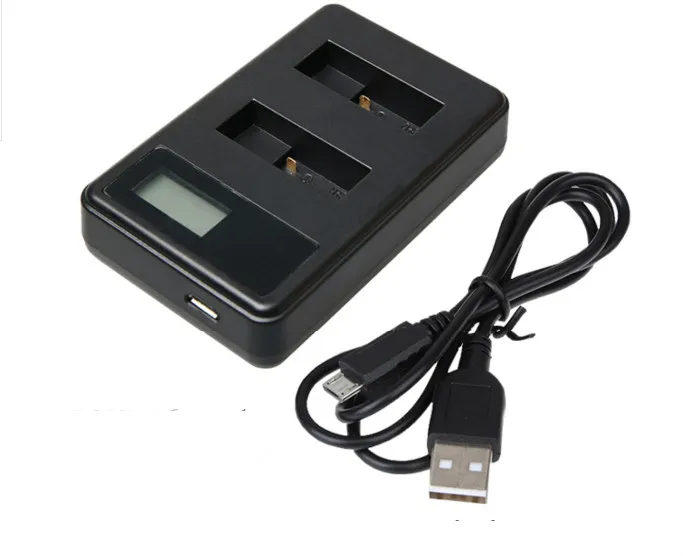 Go Pro Accessories USB Battery Charger LCD Screen Display with Android Cable for Gopro Hero 4 3 3+ Intelligent Protection Charg |