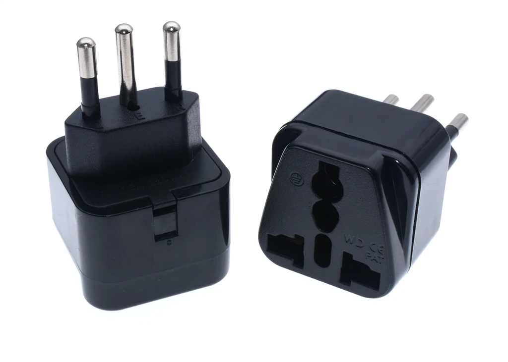 3 контактный бразильский адаптер питания переменного тока штепсельная вилка