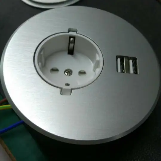2019 2018 AU/EU/UK/USA/Универсальная мощность + USB круглая Настольная мини розетка/круглая