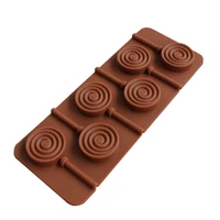 hot lollipop chocolate silicone mold for cake cookies mold baking accessories fondant animal flowers candy silicone diy molds