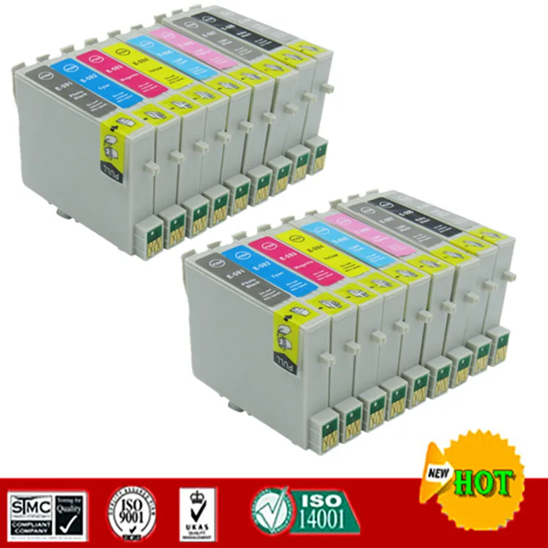 Совместимые чернильные картриджи для T0591-T0599 костюм Epson Stylus Photo R2400 | Компьютеры и