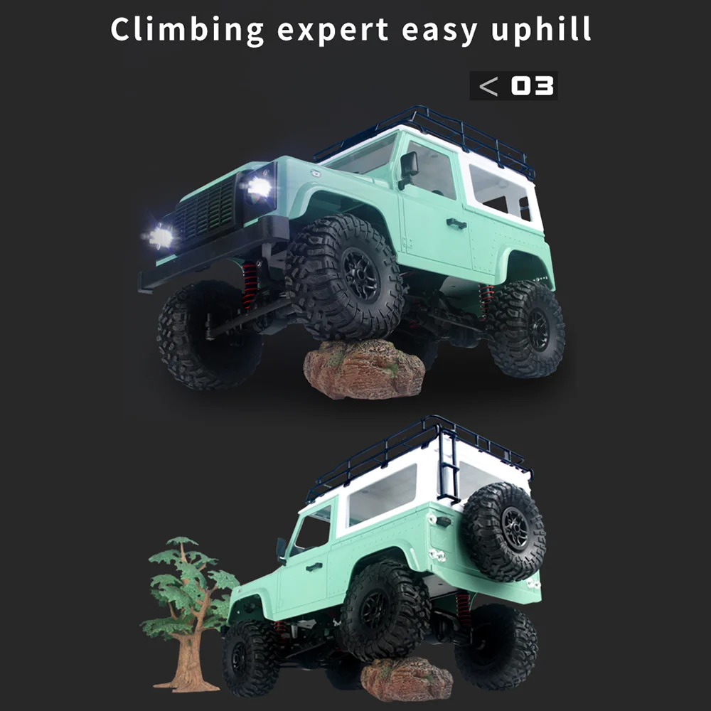 MN D90 1/12 4WD 2 4G внедорожник с дистанционным управлением Rock Crawler высокоскоростной со