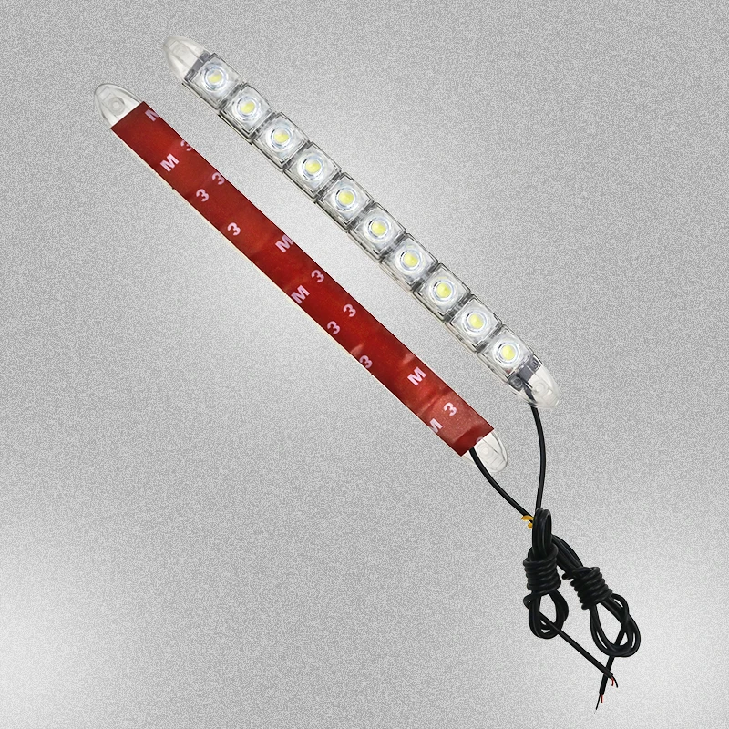 1 шт. DRL Дневной ходовой светильник 6LED белый водонепроницаемый гибкий