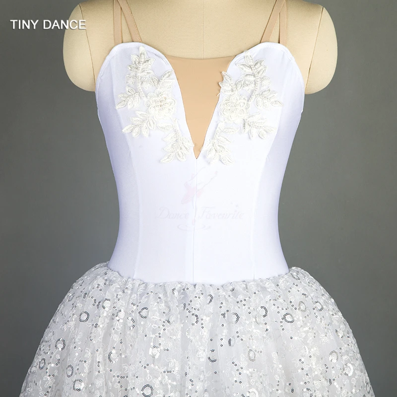 Классический балетный костюм Щелкунчик для снежной сцены длинное романтическое