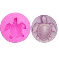m1024 sea turtle shape silicone mold cake fondant paste diy tortoise silicone decorating mould chocolate gum paste soap molds