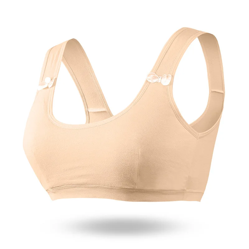 Новый хлопковый бюстгальтер для девочек детское нижнее белье комфортный жилет с