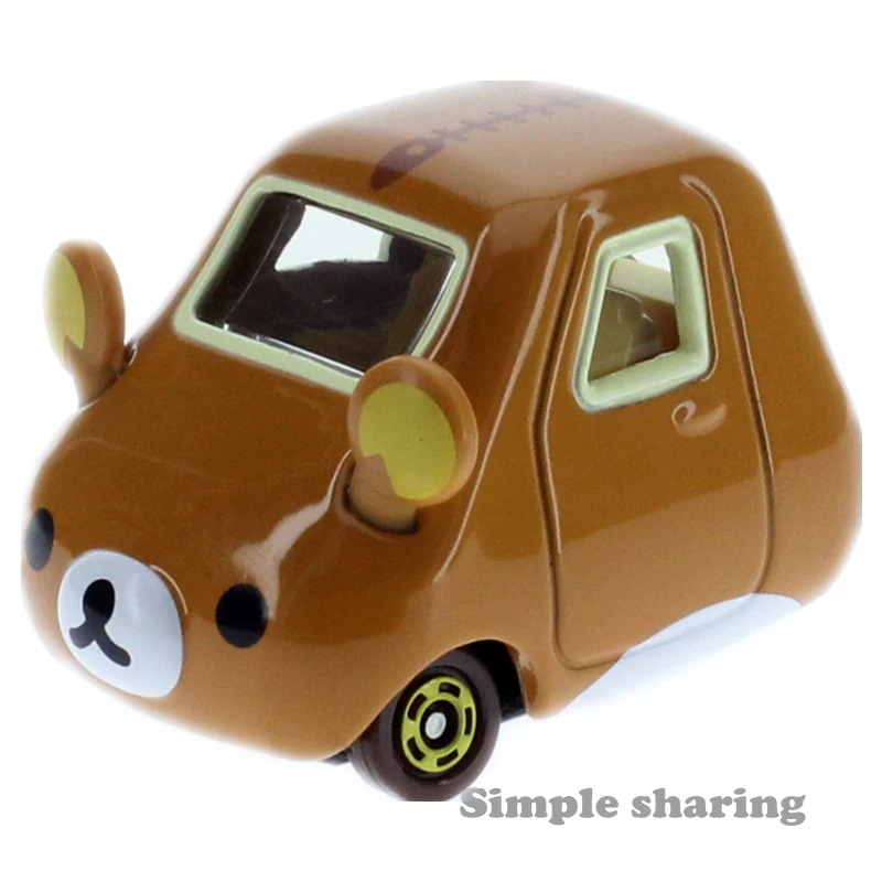 Takara Tomy Dream Tomica No.155 RILAKKUMA игрушечный автомобиль литье под давлением аниме детские