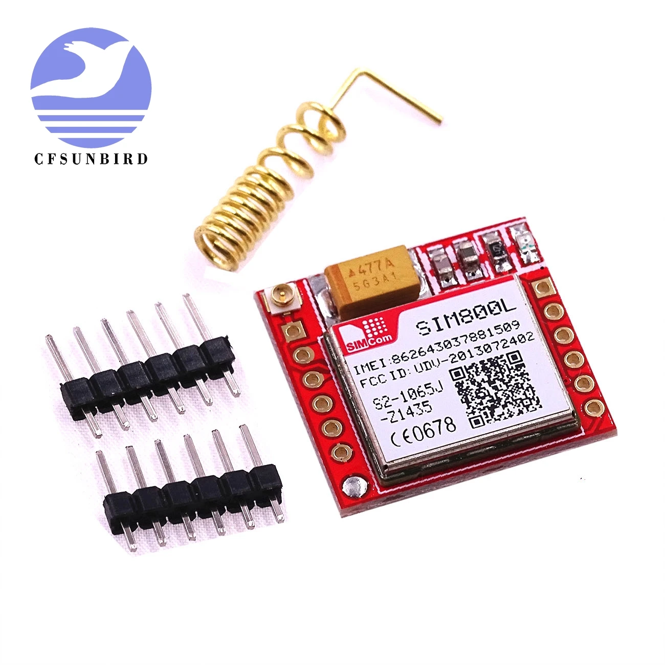SIM800L GSM GPRS module 900m-1800m sms The message alarm CPU MCU test Core board microSIM | Электронные компоненты и