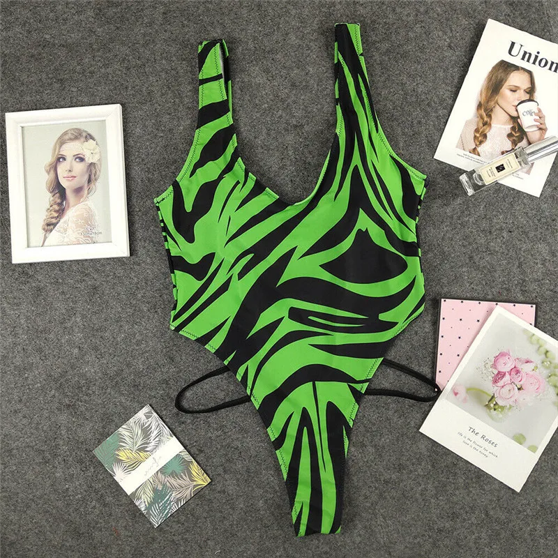 Женский купальник с пуш-ап открытой спиной монокини бикини 2019 | Спорт и