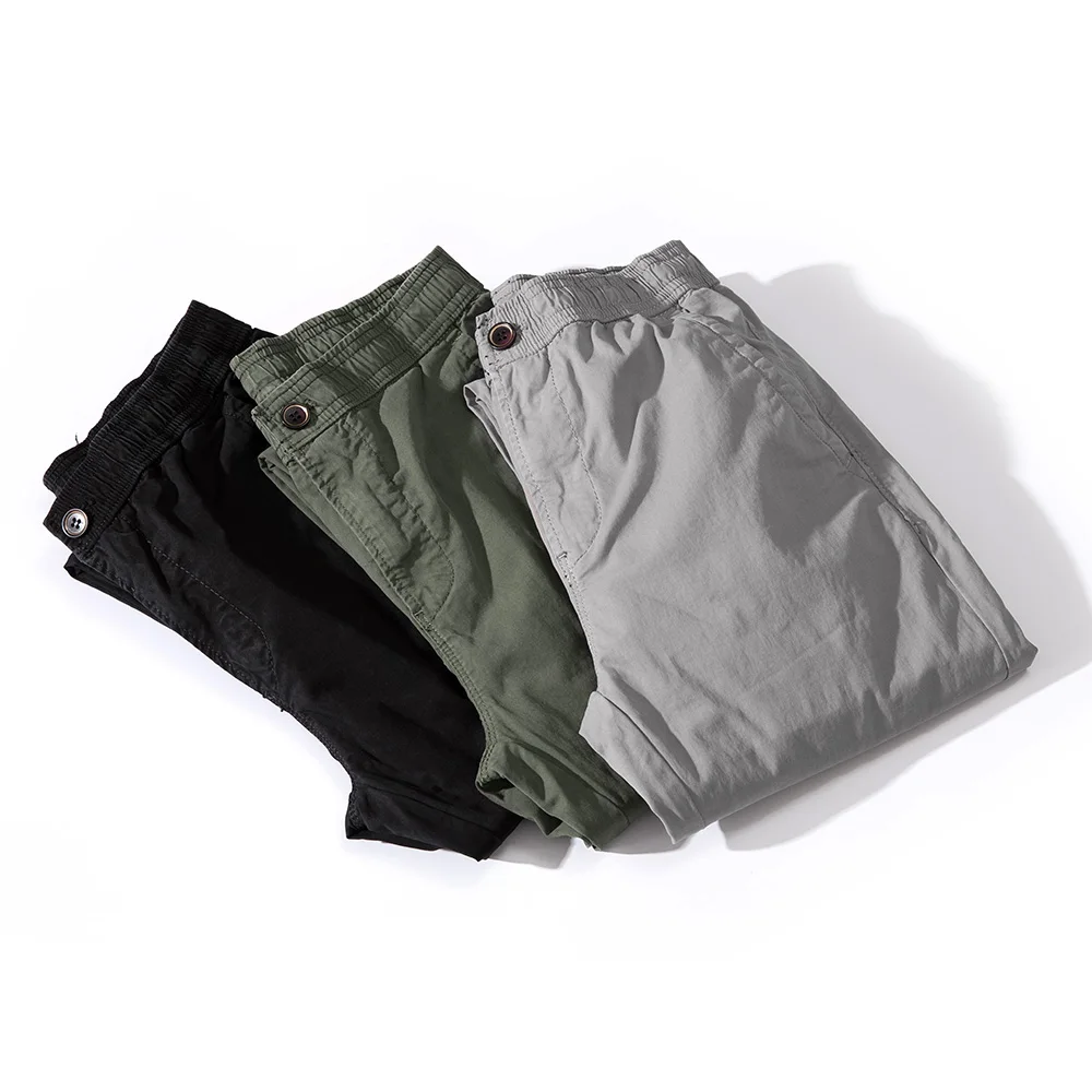 Мужские брюки весна лето Pantalon Homme мужские повседневные хлопковые зауженные