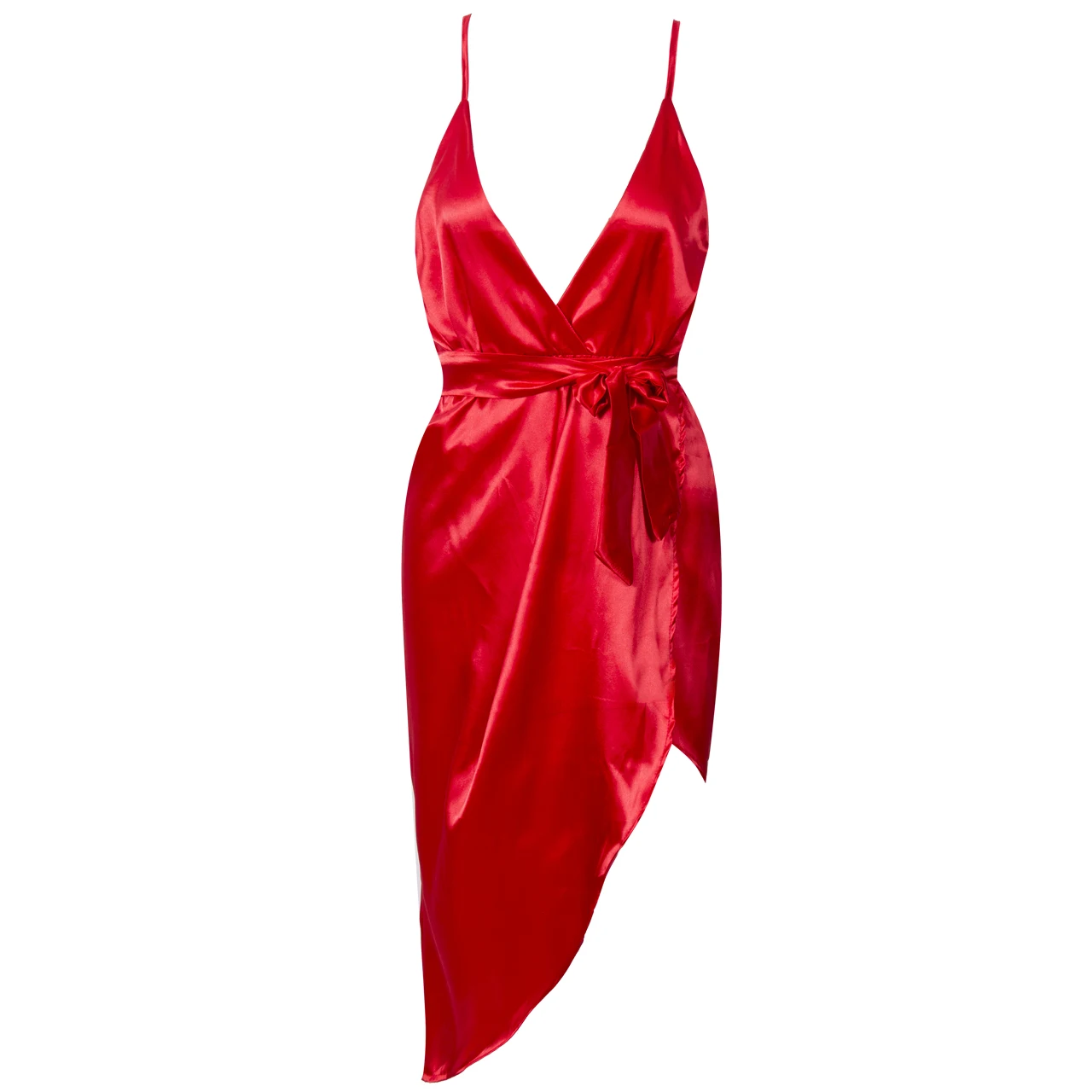 Сексуальное женское платье с глубоким V образным вырезом необычное вязаное