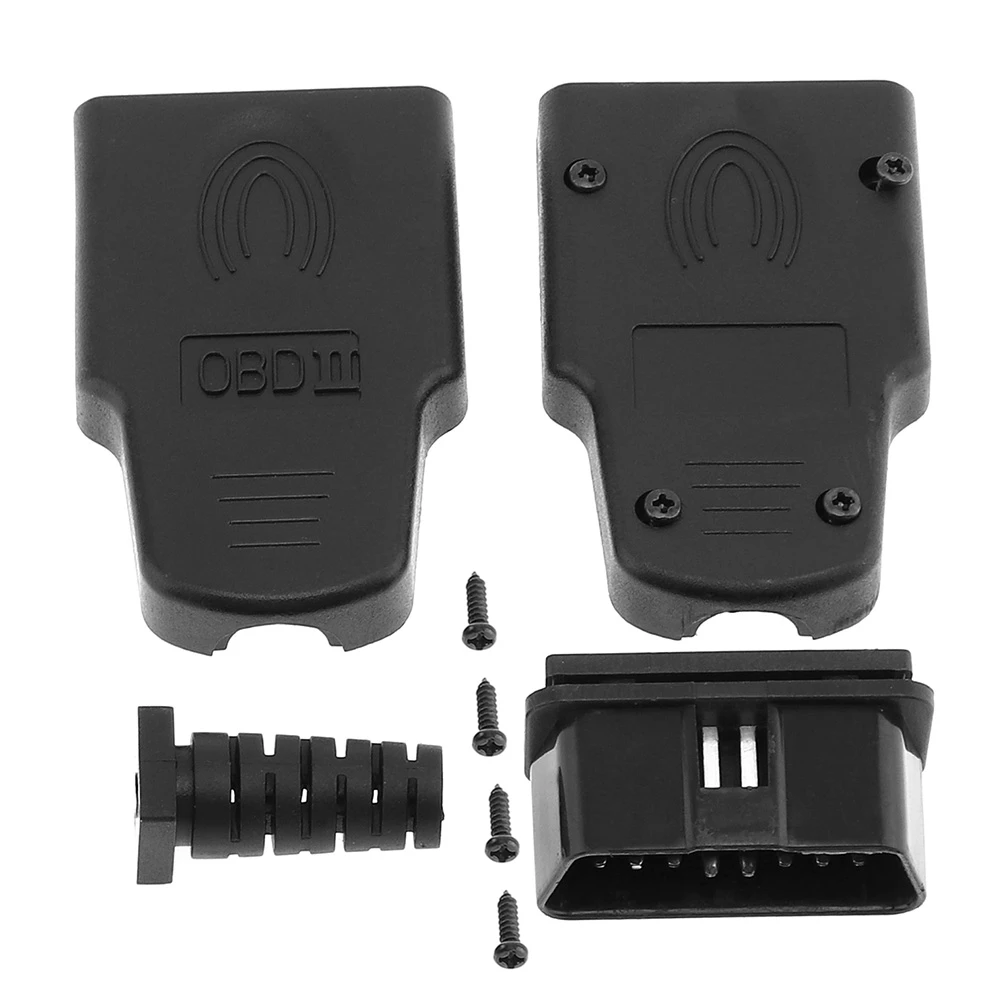 OBD II DIY 16pin Мужской Удлинительный кабель для открытия диагностических кабелей
