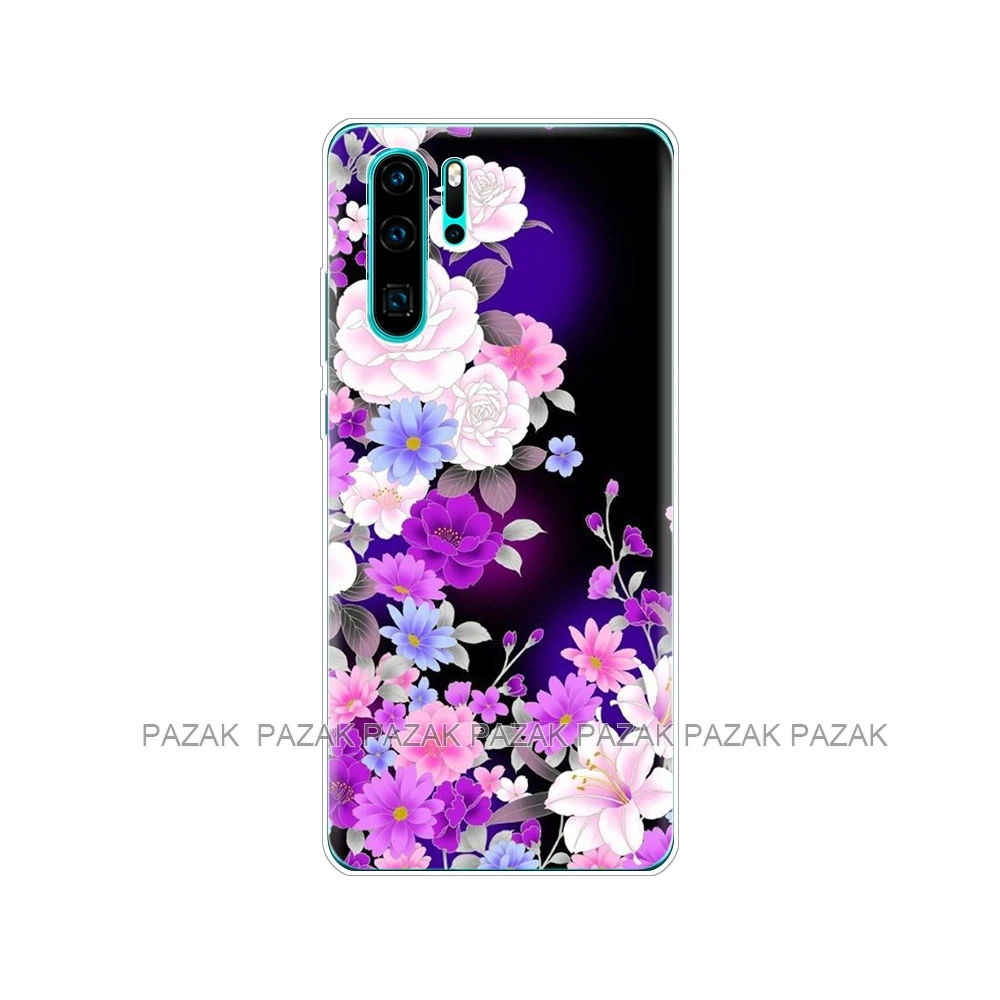 61378 Чехол-Бампер для Huawei P30 Pro, мягкий силиконовый чехол для телефона из ТПУ, задняя крышка для Huawei P30 Pro VOG-L29 ELE-L29 P 30 Lite, чехол с принтом - Цвет: 61378