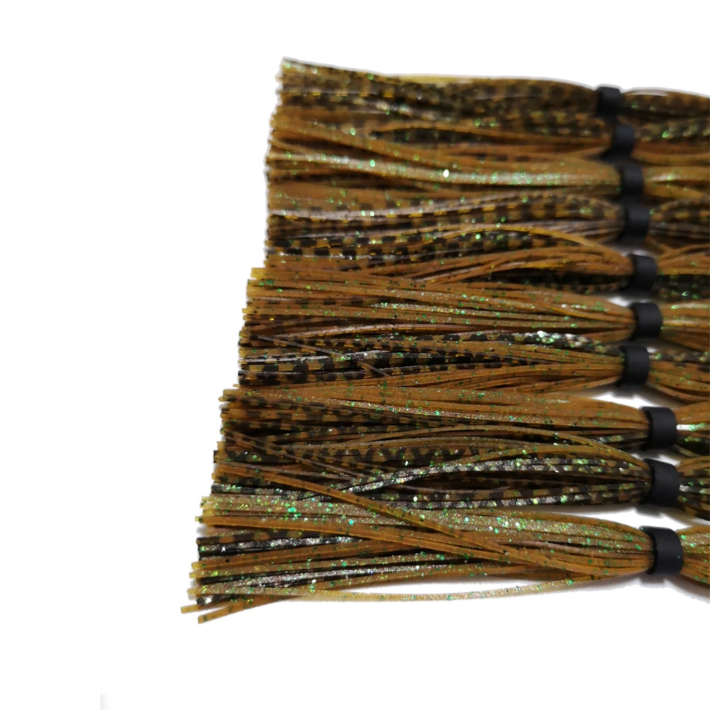 10 пучков SF046 44/49 нитей Силиконовые юбки рыболовные аксессуары DIY Buzzbaits Spinner Buzz Bait